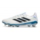 Korki piłkarskieadidas Copa Pure III Elite FG Biały Czarny Niebieski