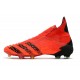 Buty piłkarskie adidas Predator Freak+ FG Czerwony Czarny 