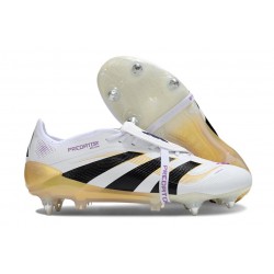 adidas Predator Elite Foldover Tongue SG Biały Czarny Złoto