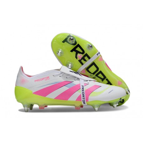 adidas Predator Elite Foldover Tongue SG Biały Różowy Zawistny