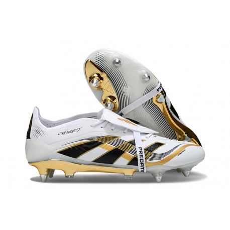 adidas Predator Elite Foldover Tongue SG Biały Złoto Czarny 