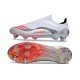 Buty adidas F50 Elite LL SG X Messi Biały Srebro Czerwony