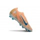 Korki Nike Mercurial Vapor 16 Elite AG-Pro KM Pomarańczowy Niebieski