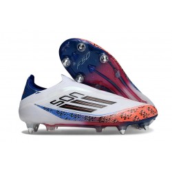 Buty adidas F50 Elite LL SG Biały Czarny Czerwony Niebieski