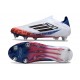Buty adidas F50 Elite LL SG Biały Czarny Czerwony Niebieski