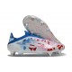 Buty adidas F50 Elite LL SG Biały Czerwony Niebieski