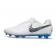 Nike Tiempo Legend 10 Elite FG Biały Niebieski Wilczy
