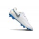Nike Tiempo Legend 10 Elite FG Biały Niebieski Wilczy
