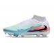 Wysokie buty piłkarskie Nike Phantom 6 Elite FG Niebieski Biały Czarny