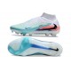Wysokie buty piłkarskie Nike Phantom 6 Elite FG Niebieski Biały Czarny