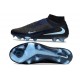 Wysokie buty piłkarskie Nike Phantom 6 Elite FG Czarny Niebieski
