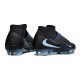 Wysokie buty piłkarskie Nike Phantom 6 Elite FG Czarny Niebieski