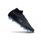 Wysokie buty piłkarskie Nike Phantom 6 Elite FG Czarny Niebieski