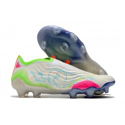 Buty piłkarskie Adidas Copa Sense+ FG Biały Solar żółty Shock Różowy