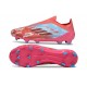 Buty adidas F50 Elite Laceless FG Czerwony Niebieski