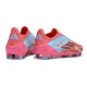 Buty adidas F50 Elite Laceless FG Czerwony Niebieski
