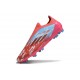 Buty adidas F50 Elite Laceless FG Czerwony Niebieski
