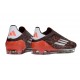 Buty adidas F50 Elite Laceless FG Brązowy Srebro Czerwony