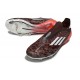 Buty adidas F50 Elite Laceless FG Brązowy Srebro Czerwony