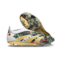 adidas Predator 25 Elite LL FG Czarny Zielony Złoty