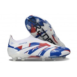adidas Predator 25 Elite LL FG Biały Niebieski Czerwony
