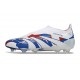 adidas Predator 25 Elite LL FG Biały Niebieski Czerwony
