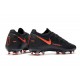 Buty Nike Phantom GT Elite FG Czarny Czerwony Ciemny Szary