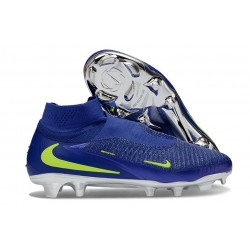 Wysokie buty piłkarskie Nike Phantom 6 Elite FG Niebieski Zawistny