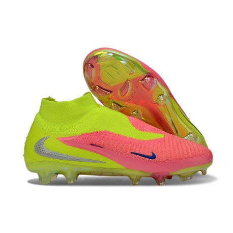 Wysokie buty piłkarskie Nike Phantom 6 Elite FG Różowy Zawistny