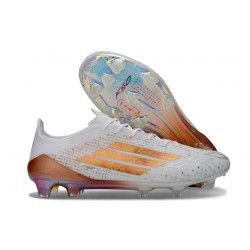 Korki Pilkarskie Adidas F50 Elite FG Biały Złoto
