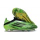 Buty adidas F50 Elite Laceless FG Zielony Czarny