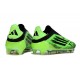 Buty adidas F50 Elite Laceless FG Zielony Czarny