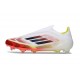 Buty adidas F50 Elite Laceless FG Biały Czerwony Czarny