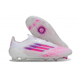 Korki Pilkarskie Adidas F50 Elite FG Biały Różowy