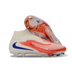 Wysokie buty piłkarskie Nike Phantom 6 Elite FG Czerwony Biały Czarny