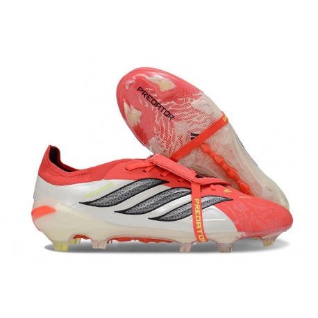 adidas Predator 26 Elite Foldover Tongue FG Czerwony Biały Czarny