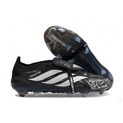adidas Predator 26 Elite Foldover Tongue FG Czarny Srebro