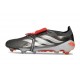 adidas Predator 26 Elite Foldover Tongue FG Srebro Biały Czerwony