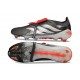 adidas Predator 26 Elite Foldover Tongue FG Srebro Biały Czerwony