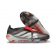 adidas Predator 26 Elite Foldover Tongue FG Srebro Biały Czerwony
