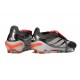 adidas Predator 26 Elite Foldover Tongue FG Srebro Biały Czerwony