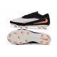 Buty Nike Phantom 6 Elite Low Cut Fg Biały Czarny Pomarańczowy