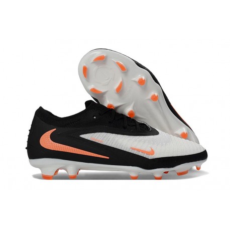 Buty Nike Phantom 6 Elite Low Cut Fg Biały Czarny Pomarańczowy