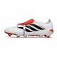 adidas Predator 26 Elite Foldover Tongue FG Biały Czerwony Czarny
