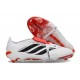 adidas Predator 26 Elite Foldover Tongue FG Biały Czerwony Czarny
