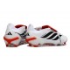 adidas Predator 26 Elite Foldover Tongue FG Biały Czerwony Czarny