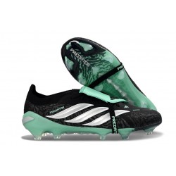 adidas Predator 26 Elite Foldover Tongue FG Czarny Biały Zielony