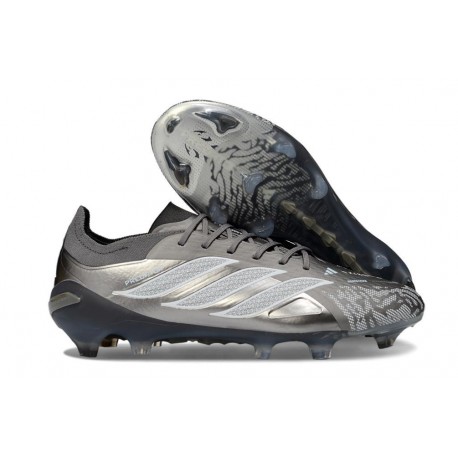 Korki Piłkarskie adidas Predator 26 Elite L FG Szary Srebro