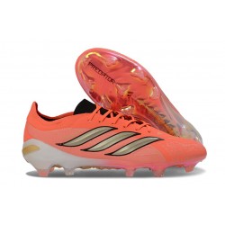Buty adidas Predator Elite Low FG Czerwony Złoto