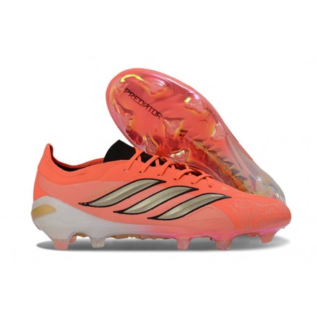 Buty adidas Predator Elite Low FG Czerwony Złoto